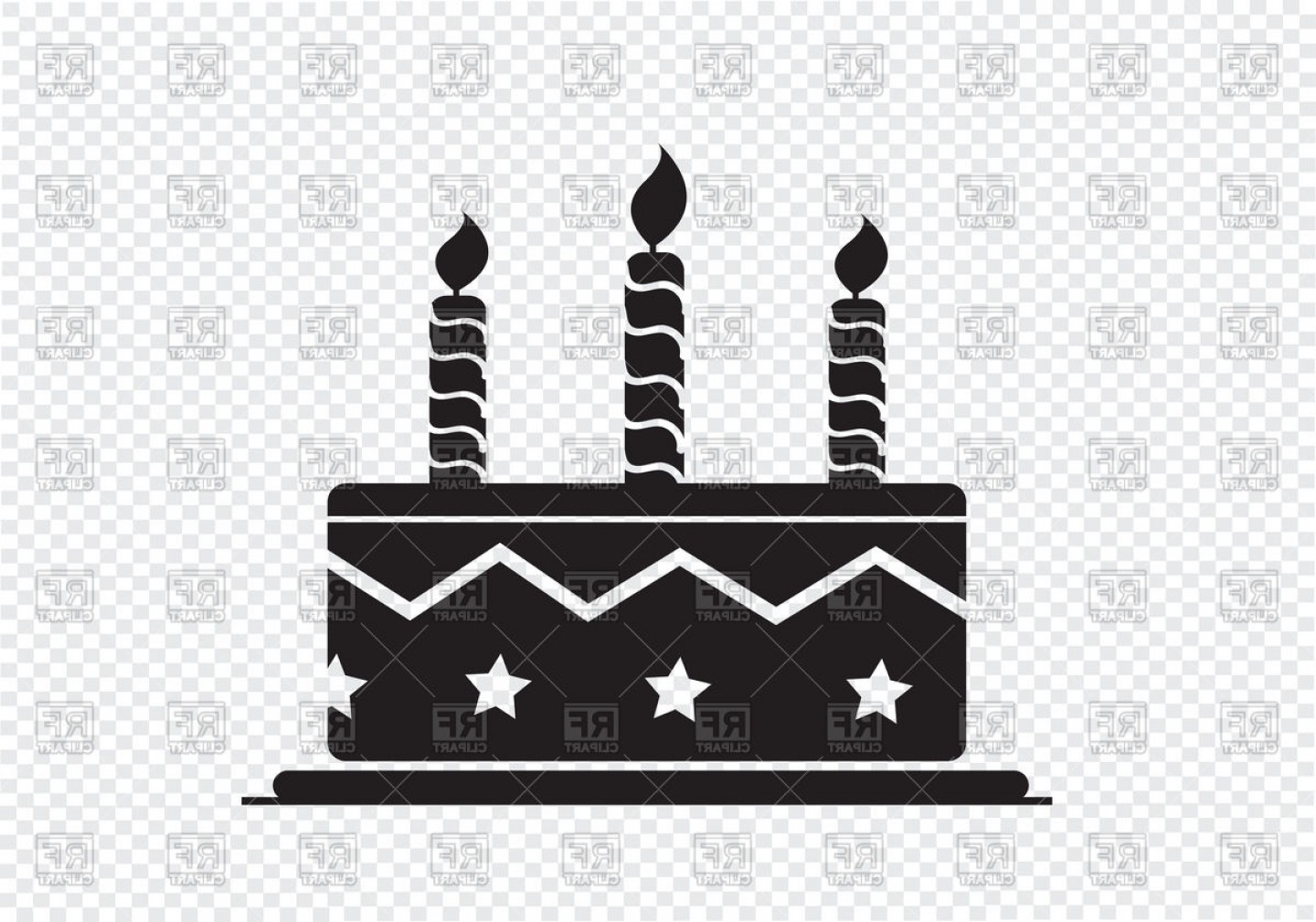 1440x1009 Birthday Cake Silhouette Vector Clipart Soidergi