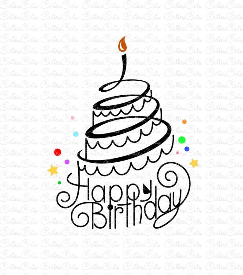 794x900 Huge Collection Of 'birthday Cake Silhouette Clip Art' Download