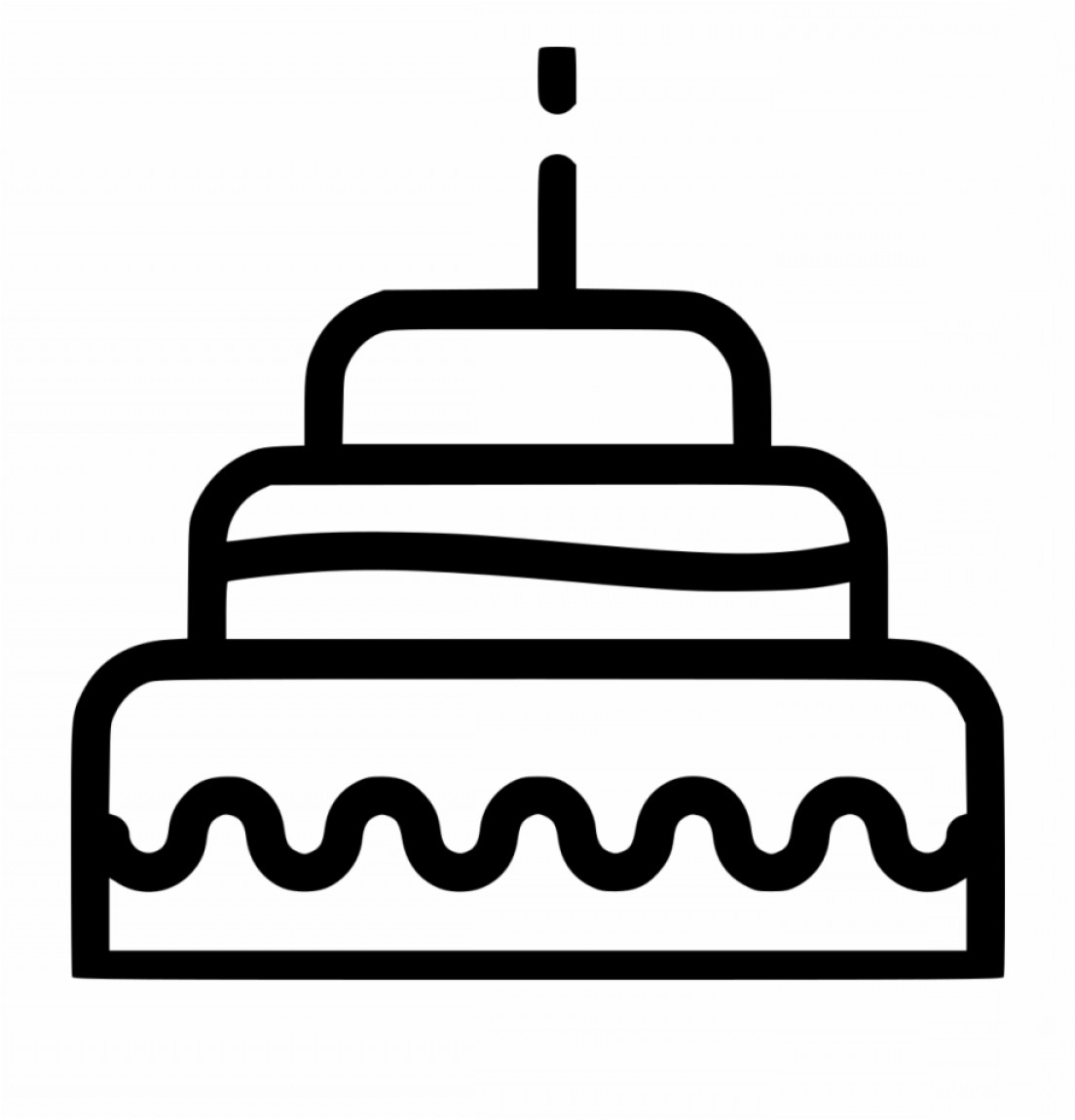 Download Cake Silhouette Vector at Vectorified.com | Collection of ...