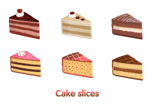 632x443 Cake Slice Vectors Free Vector Download Cannypic