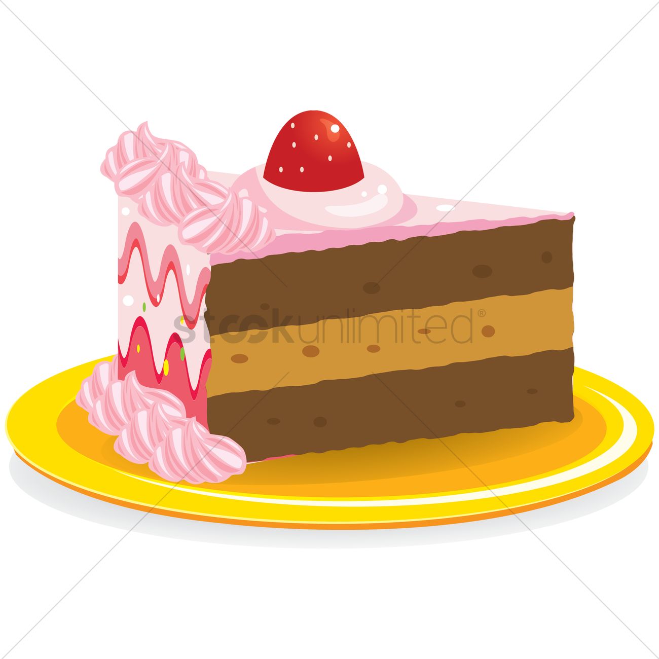 Cake Slice Vector at Vectorified.com | Collection of Cake Slice Vector ...