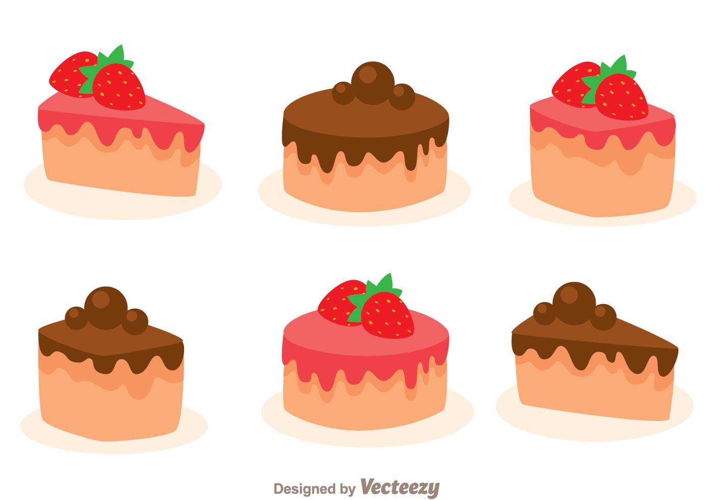 1400x980 Cake Free Vector Art