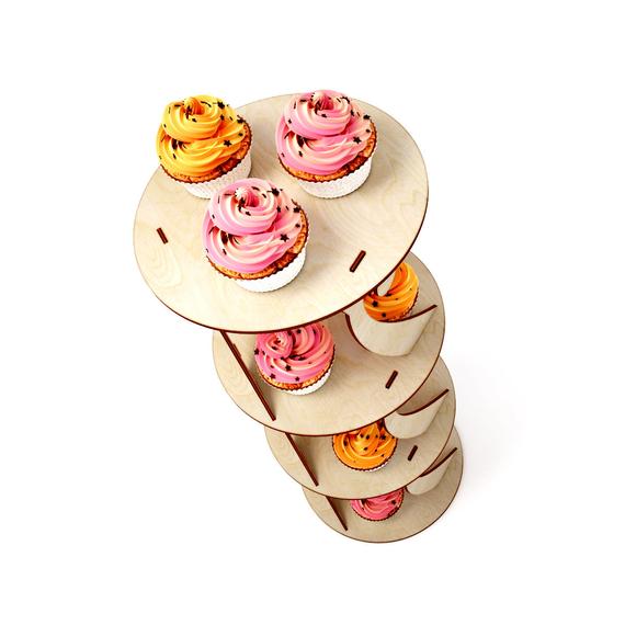 570x570 Cake Stand Vector For Cnc Vector Vector Etsy