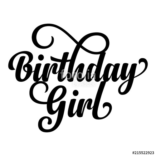 500x500 Birthday Topper For Anniversary Or Nursery Party Birthday Girl