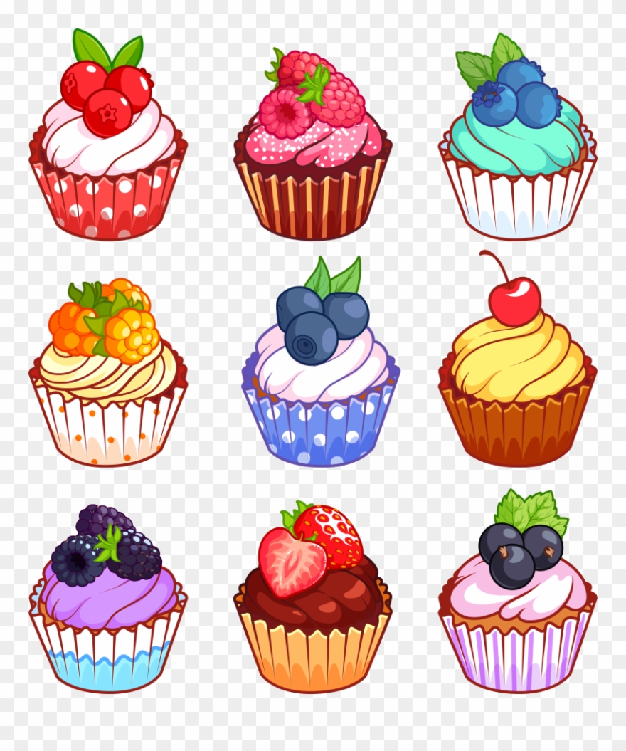 880x1055 Cupcake Sticker