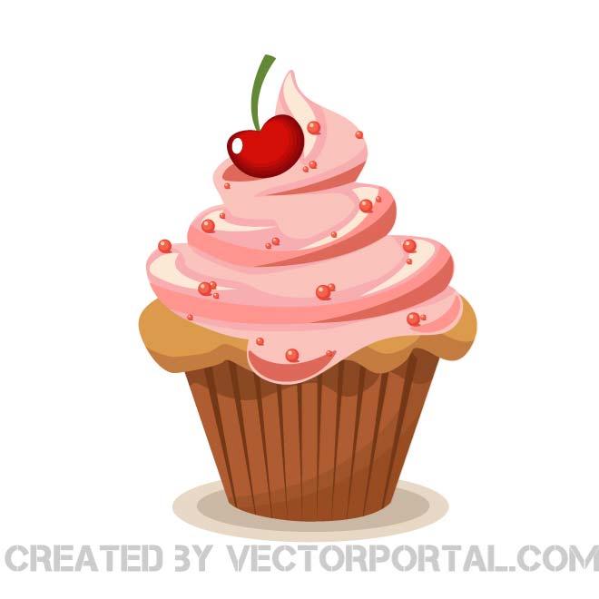 Delicious Cake Vector Image 660x660 Delicious Cake Vector Image