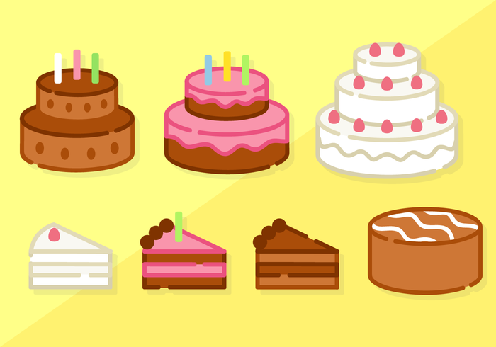 700x490 Free Minimalist Cake Vector