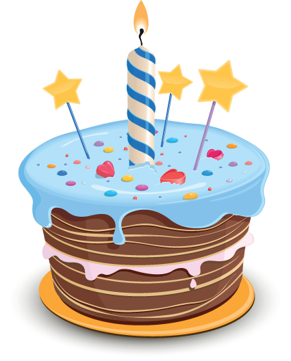 Set Of Birthday Cake Vector Material Free Download 425x528 Set Of Birthday Cake Vector Material Free Download