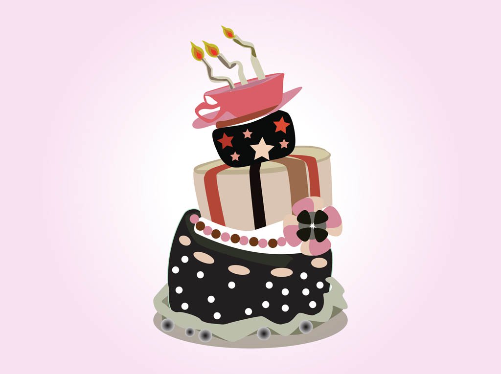 Vector Birthday Cake Vector Art Graphics 1024x765 Vector Birthday Cake Vector Art Graphics