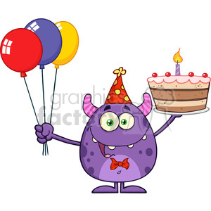 Royalty Free Rf Clipart Illustration Funny Monster Holding Up 300x300 Royalty Free Rf Clipart Illustration Funny Monster Holding Up