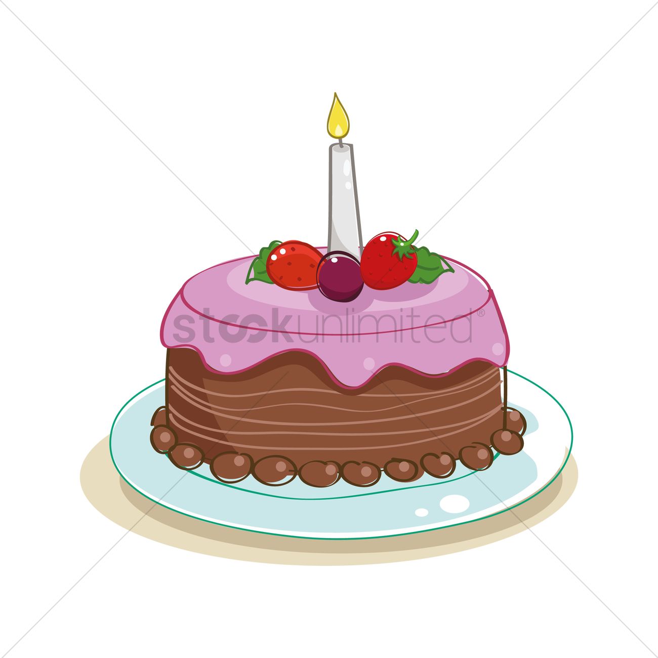 1300x1300 Free Cake Vector Image