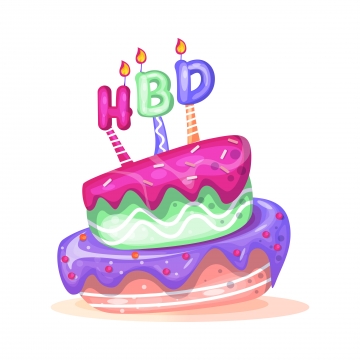 360x360 Birthday Cake Vector Png, Vector, And Clipart
