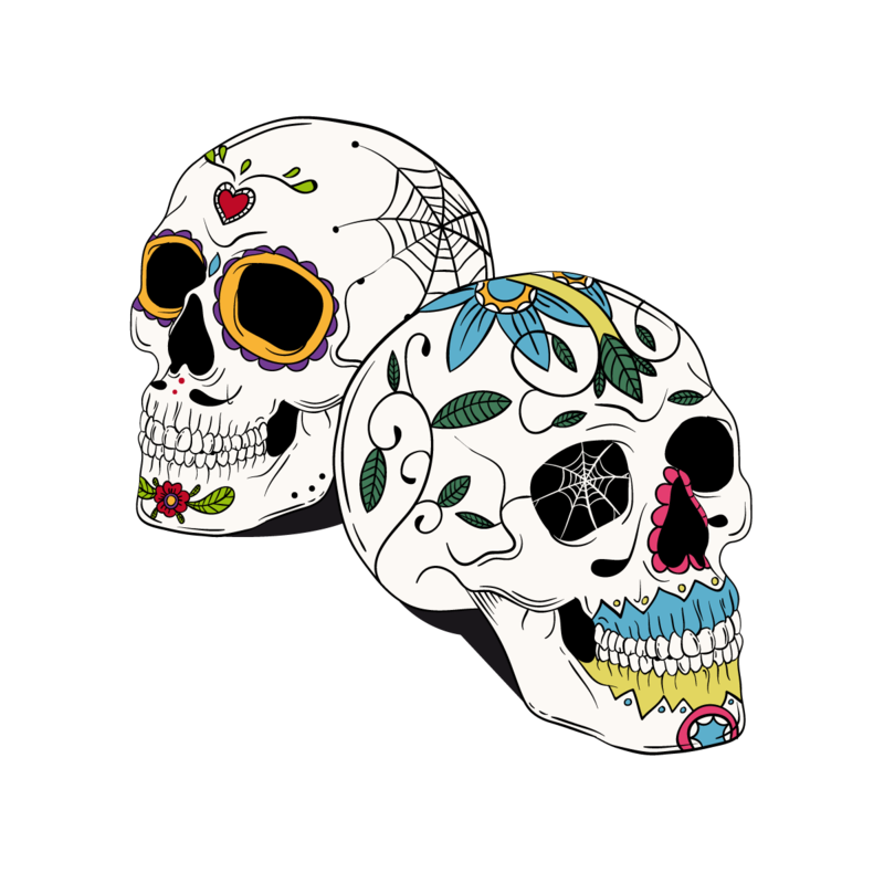 800x800 Download Free Png Tattoo Skull La Calavera Catrina Vector Human