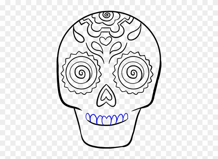 840x611 Sugar Skull Drawings
