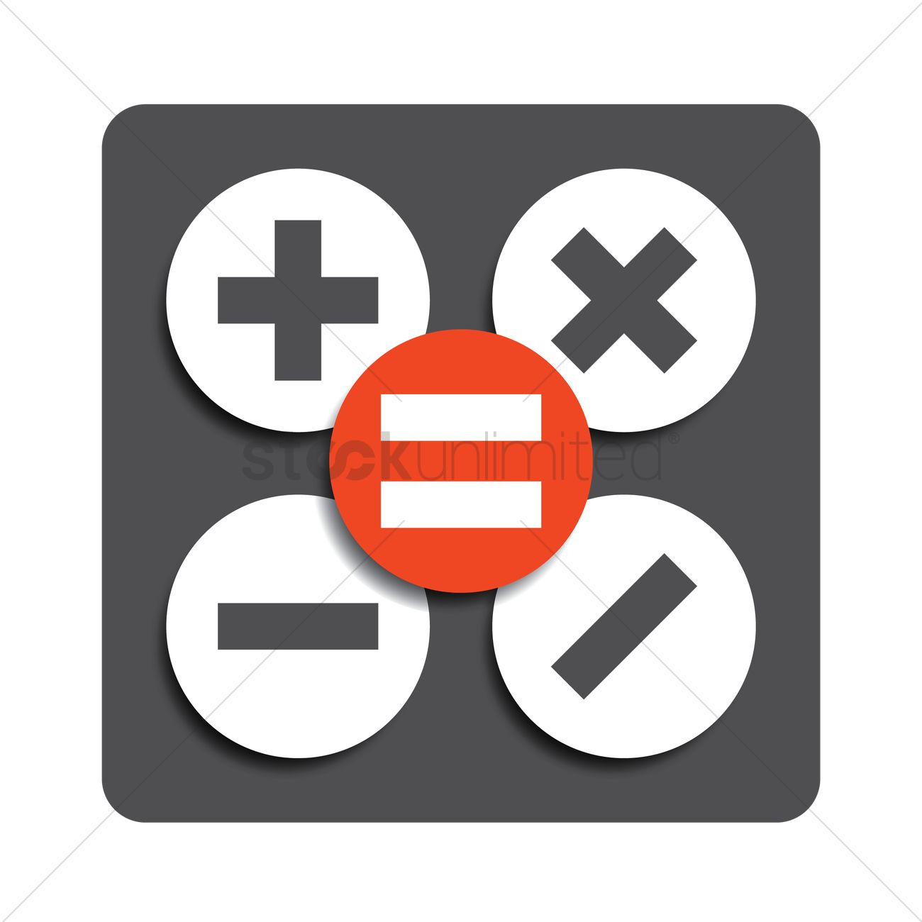 1300x1300 Calculator Icon Vector Image