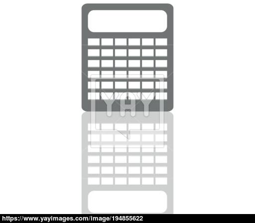 512x448 Calculator Icon Vector
