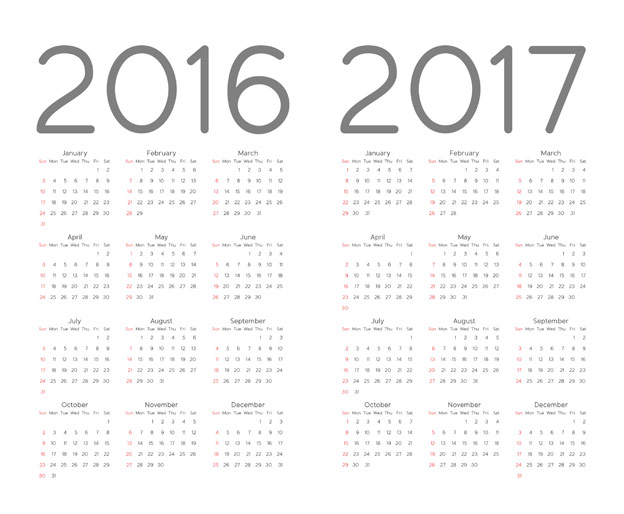 624x514 Calendar Template Vector Free Download