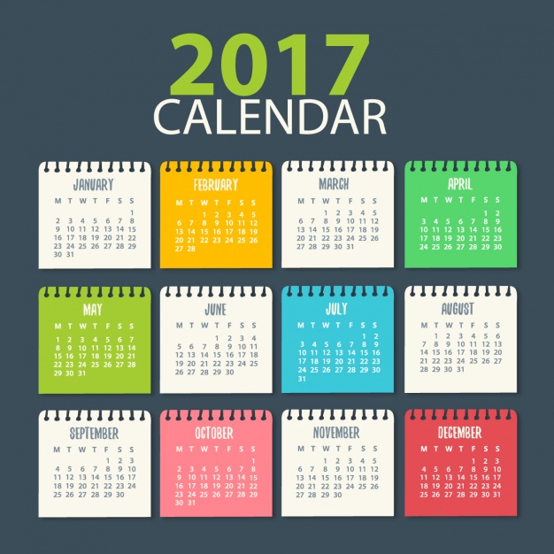 626x626 Calendar Template Vector Free Download