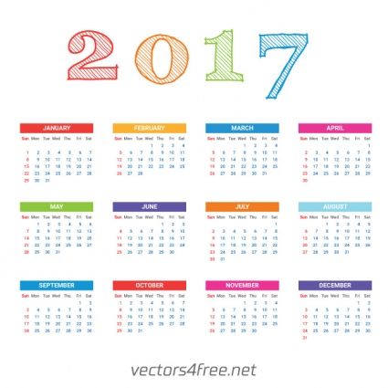 425x425 Calendar Template Vector Pato Calendar Templates