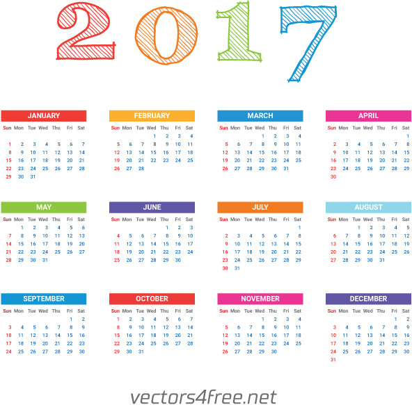 592x583 Calendar Template Vector Free Vector In Adobe Illustrator