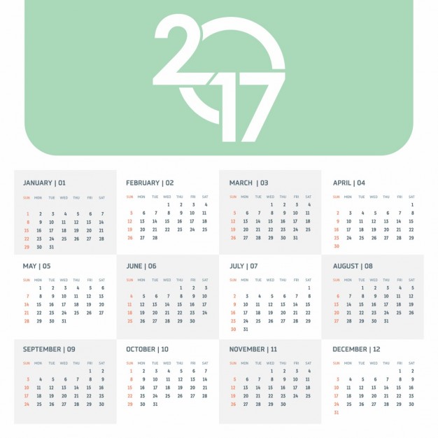 626x626 Green Calendar Template Vector Free Download