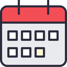 256x256 Calendar Icon Outline Filled