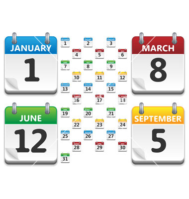 380x400 Calendar Icon Vector Free Download