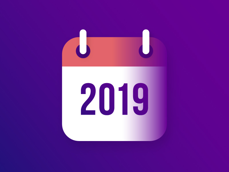 800x600 Calendar Icon For New Year