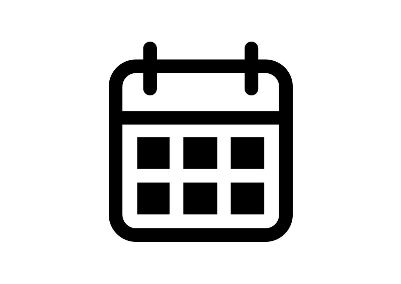 800x566 Calendar Outline Free Vector Icon