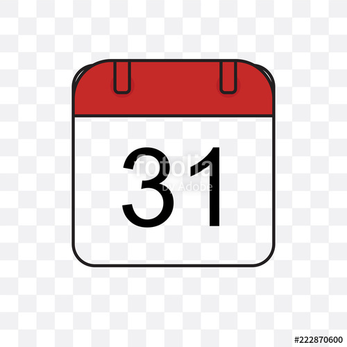 500x500 Calendar Icon Isolated On Transparent Background Simple
