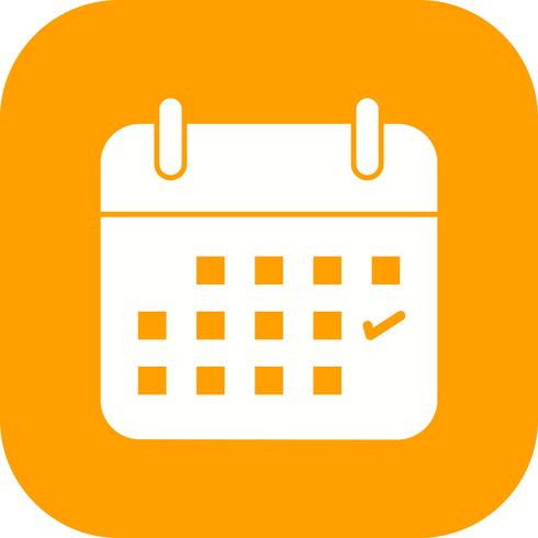 490x490 Business Calendar Vector Icon