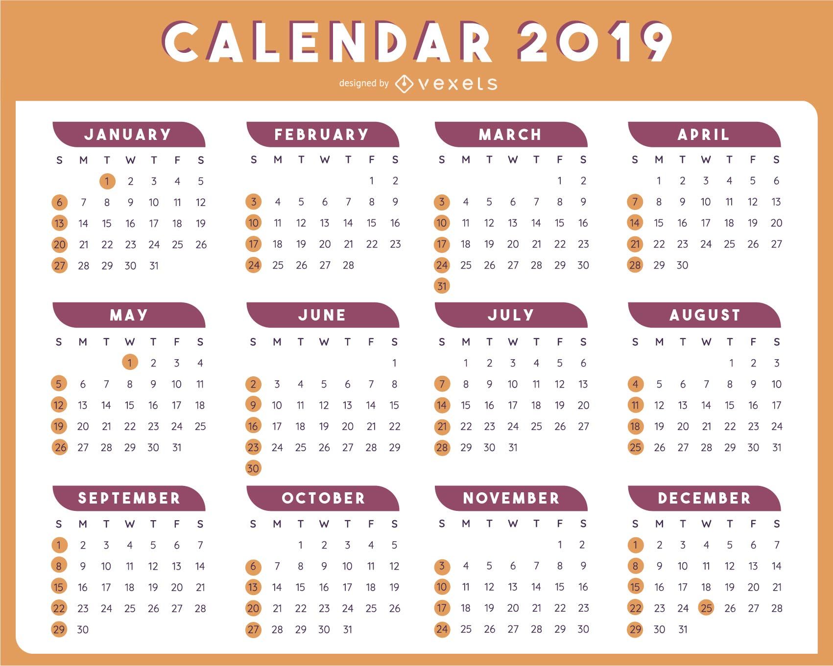 1701x1361 Table Calendar Template Vector Design