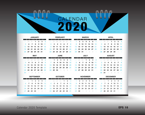 500x399 Calendar Template Layout Design Vector Free Download