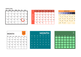 286x200 Free Calendar Vector Art