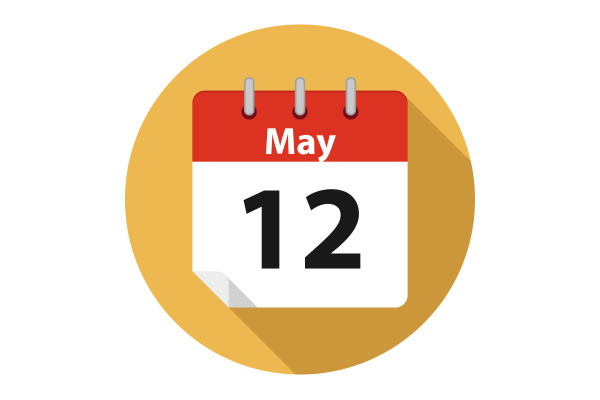 600x400 Vector Calendar Mothers Day