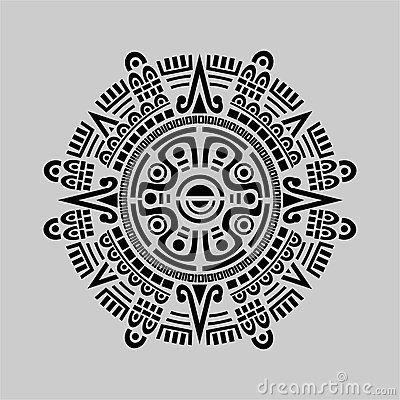 400x400 Vector Maya Del Calendario Mexicanos Tattoo En