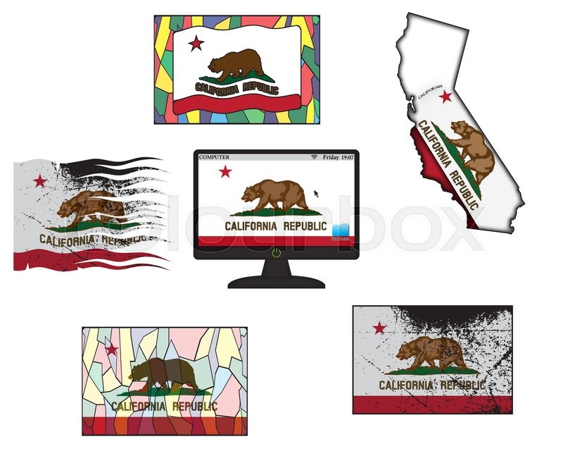 California Flag Vector