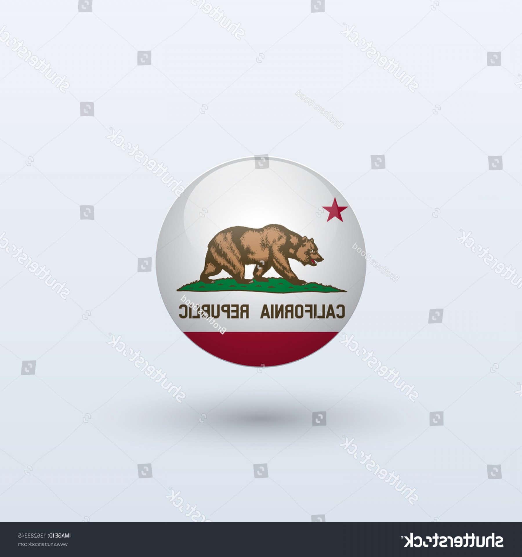 1800x1920 State California Flag Circle Form On Soidergi