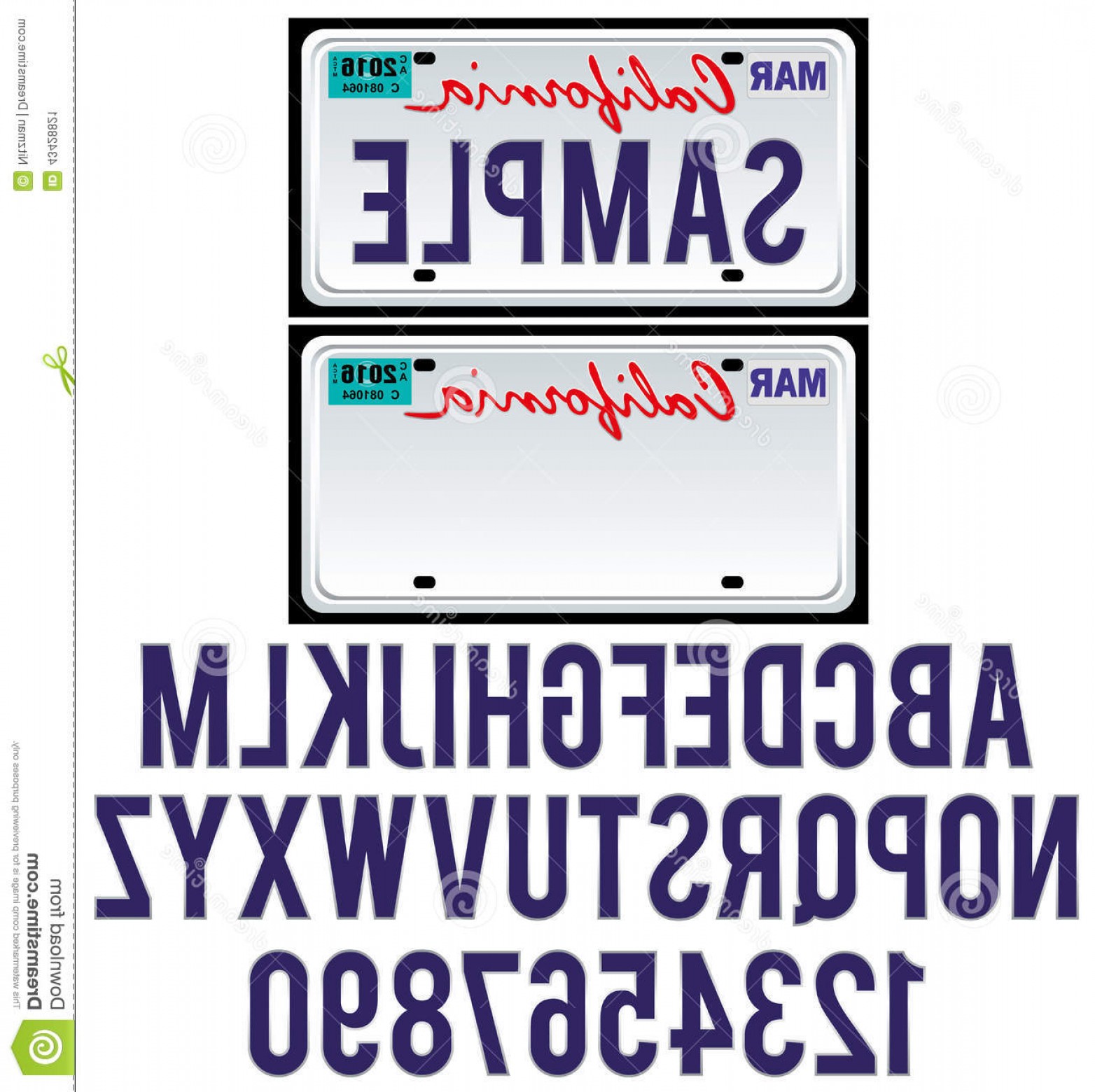 california-license-plate-vector-at-vectorified-collection-of