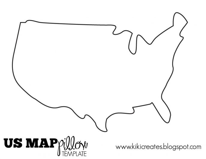 687x531 Us Map Simple Us Map Vector Simplified Us Map Us Map
