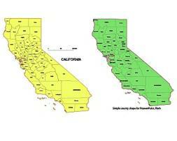 California Map Vector at Vectorified.com | Collection of California Map ...