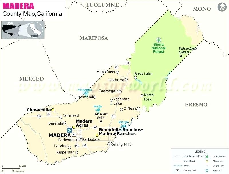 800x609 Free Map Of California