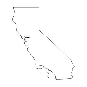 California Outline Vector at Vectorified.com | Collection of California ...