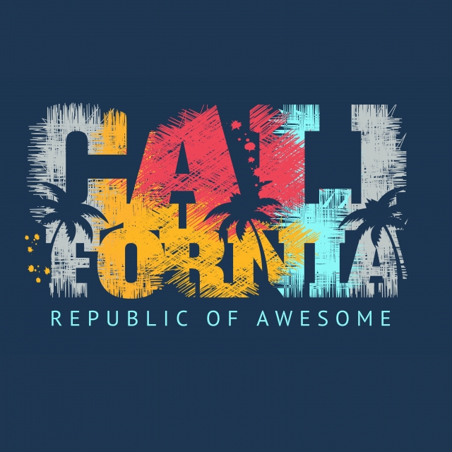 California Republic Of Awesome Vector Design For Febric Jersey Tea 640x640 California Republic Of Awesome Vector Design For Febric Jersey Tea