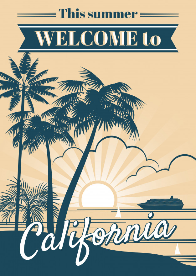 California Republic Vector Poster Vector Premium Download 626x880 California Republic Vector Poster Vector Premium Download