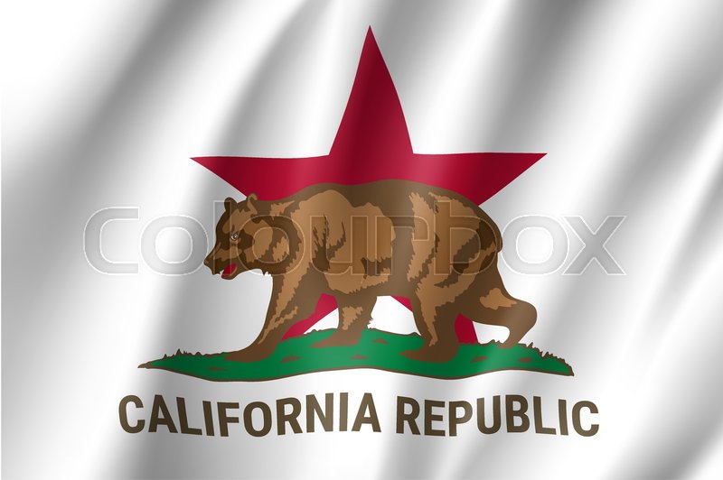State Flag Of California Republic With Stock Vector Colourbox 800x532 State Flag Of California Republic With Stock Vector Colourbox