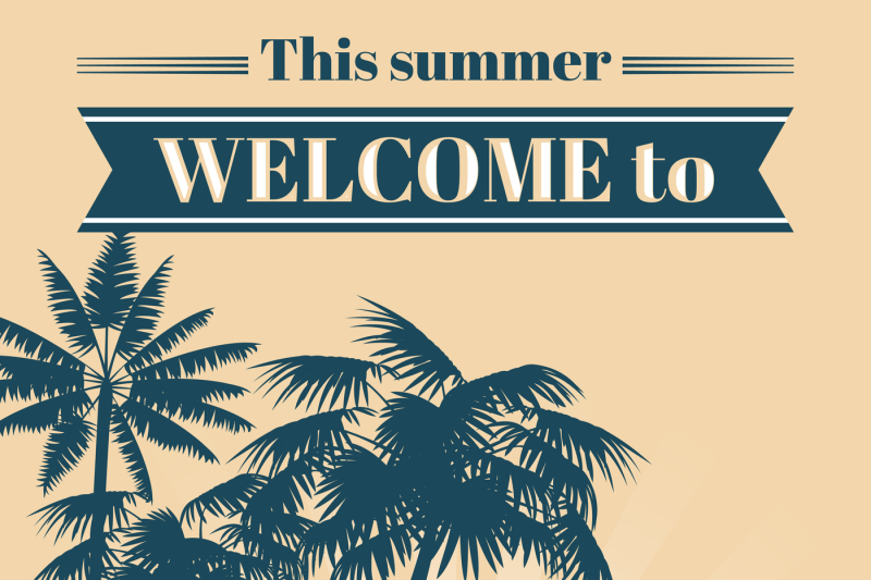 800x533 California Republic Vector Poster With Palm Trees, Sport T Shirt