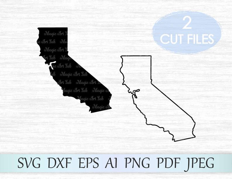California State California Silhouette California Etsy 794x613 California State California Silhouette California Etsy