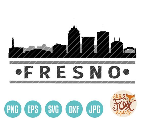 Vector Fresno California Ca Usa Skyline City Etsy 570x475 Vector Fresno California Ca Usa Skyline City Etsy
