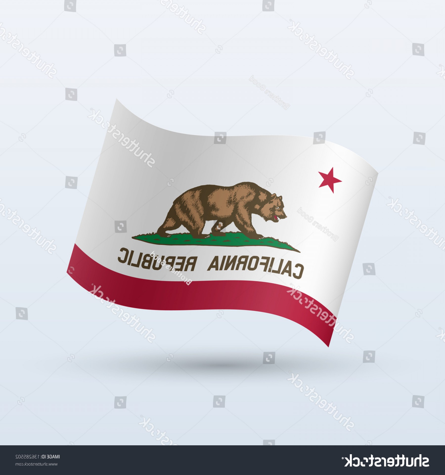 1800x1920 State California Flag Waving Form On Soidergi